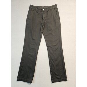 Volcom Kids  Y2K Chino Pants Charcoal Black Flat Front Size 28